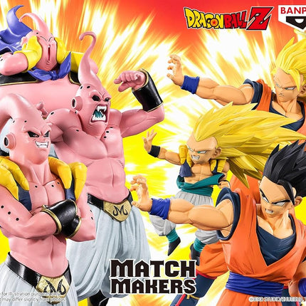 BANPRESTO Majin Buu (Vs Goku Super Saiyan 3) Dragon Ball Z Match Makers 14 cm Multicolour BP29079P Figure Ideal for Anime Fans