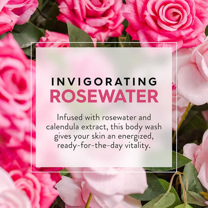 JASON Invigorating Rosewater Body Wash, 887 ml