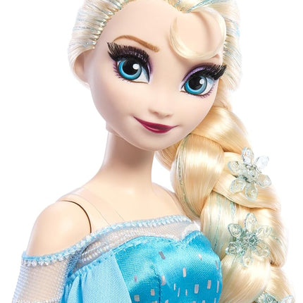 Mattel Frozen Anna & Elsa Doll Set - Disney Princess Collector Fashion Dolls Celebrating Disney 100 Years of Wonder, Inspired by the Movie