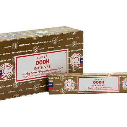 Satya Oodh Incense 12 x15g