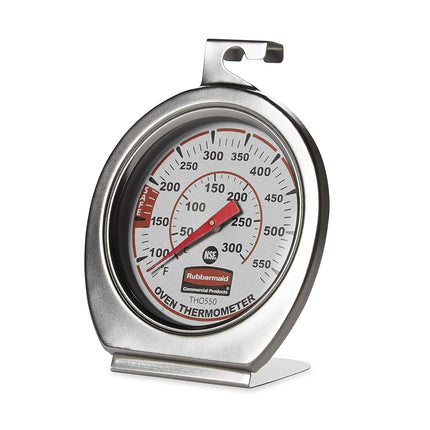 Rubbermaid Commercial Products Stainless Steel Instant Read Oven/Grill/Smoker Monitoring Thermometer