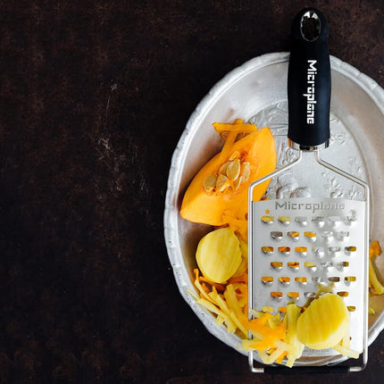 Microplane 0098399450117 45011 Grater Gourmet Ultra COARSE, Silver, 0098399450117