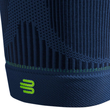 Bauerfeind Sports Compression Upper Leg Sleeves (1 Pair) - Thigh & Hamstring Sleeves for Improved Blood Circulation & Recovery - Thigh Wrap for Quad Support (Navy Blue, X-Large, X-Long)
