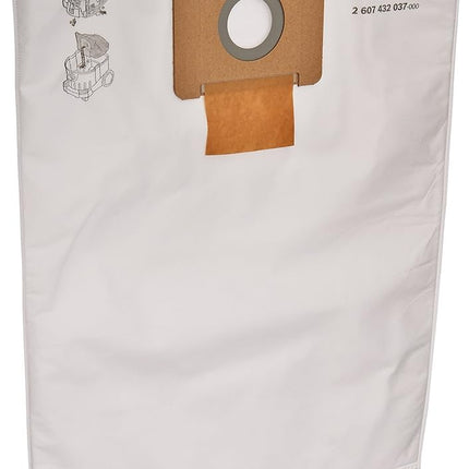 BOSCH VB090F 5-Pack Fleece Filter Bag for use with VAC090 Dust Extractor, 9-Gallon