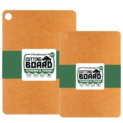 Freshware Wood Cutting Boards for Kitchen, Dishwas