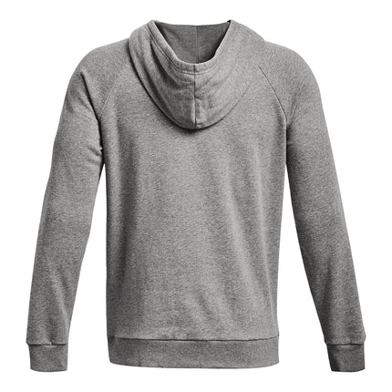 Sudadera con capucha de forro polar Rival para hombre de Under Armour, (025) Castlerock Light Heather/White, XXL alto