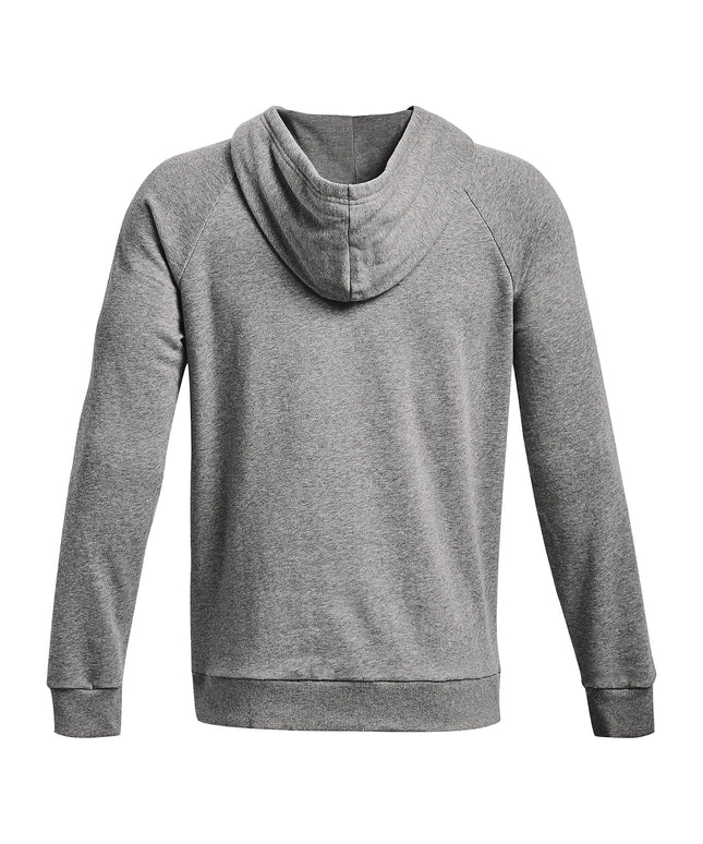 Under Armour Men's Rival Fleece-Kapuzenpullover Hoodie Sweatshirt, (025) Castlerock Light Heather/White, XXL Tall