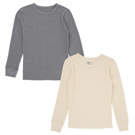 Fruit of the Loom Boys' Premium 2-Pack Thermal Waf
