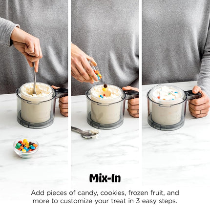 Ninja NC501 CREAMi Deluxe 11-in-1 Ice Cream & Frozen Treat Maker for, Sorbet, Milkshakes, Drinks More, 11 Programs, with 2 XL Family Size Pint Containers, Perfect Kids, Silver, 2 quarts