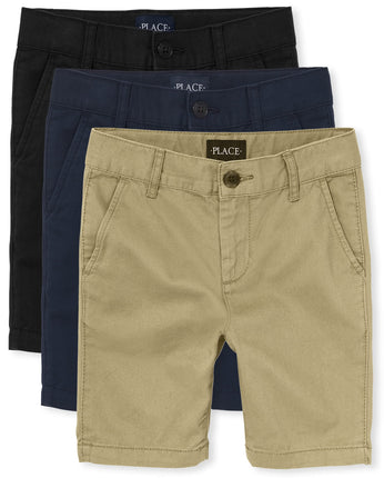 The Children's Place Boys Stretch Chino Shorts, Fl