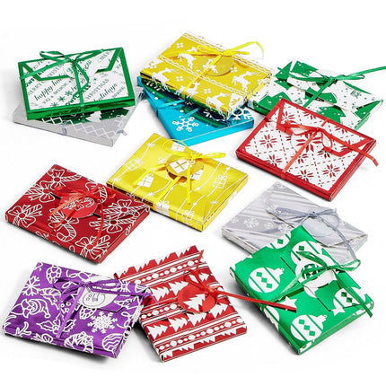 JOYIN 12PCS Gift Card Boxes Holder Unique for Chri