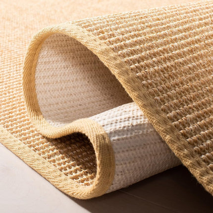 Martha Stewart x SAFAVIEH Area Rug Collection - 2'3" x 8' Runner, Natural Brown, Sisal & Jute, Farmhouse Style, Ideal for Living Room, Bedroom, Foyer, Hallway (MSR9501A)