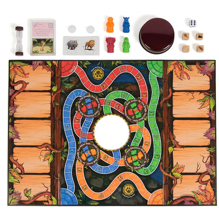 Spin Master Games, Jumanji 30th Anniversary Edition, The Classic Thrilling Adventure Family Board Game Based on the Action-Comedy Movie, Updated Jungle Challenges, 2-4 Players, for Ages 6 & Up