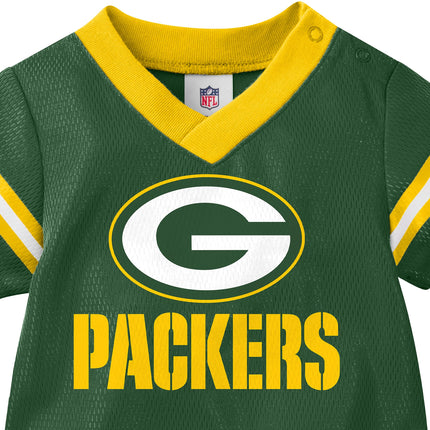Gerber Childrenswear NFL Green Bay Packers Bodysuit Dazzle de niño, verde, 18 meses