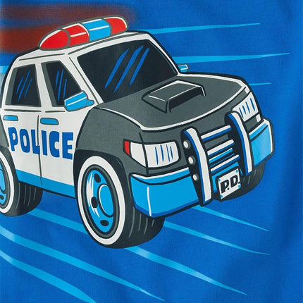 The Children's Place Baby and Toddler Boys' Vehicle Short Sleeve Graphic T-Shirts, Multipack, Fire Truck/Police Car/Ambulance, 18-24 Months