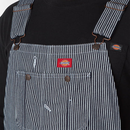 Dickies Men's Bib Overall, Hickory Stripe, 36Wx32L