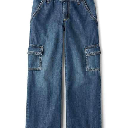 The Children's Place Jean large en denim pour fille, Connie Wash Cargo, 5