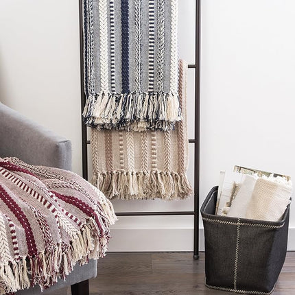 DII Throw, Cotton, Navy, 50x60