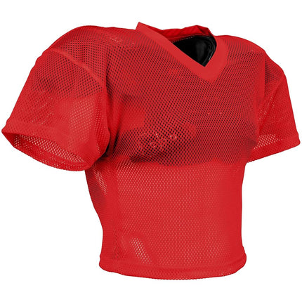 CHAMPRO Boys' Shuffle Youth Football Practice Jersey, Scarlet, XL