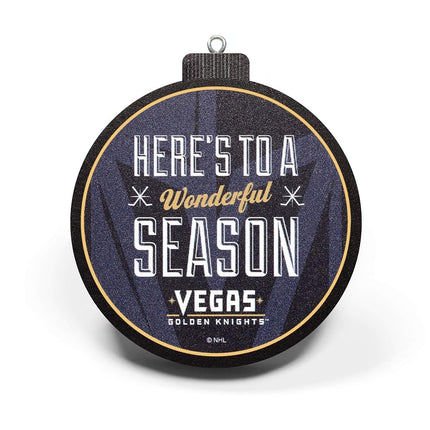 YouTheFan NHL Vegas Golden Knights 3D Logo Series Ornament