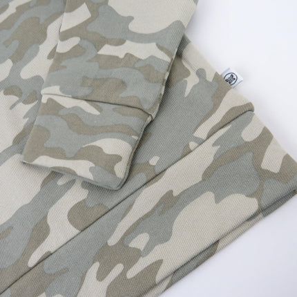HonestBaby Multipack Pullover Hoodie Sweatshirt Jogger Sweatpant Sets Organic Cotton Baby, Toddler, Boys, Girls, Unisex Sandstorm Camo,4T, Sandstorm Camo, 4T