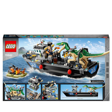 LEGO 76942 Jurassic World Baryonyx Dinosaur Boat Escape
