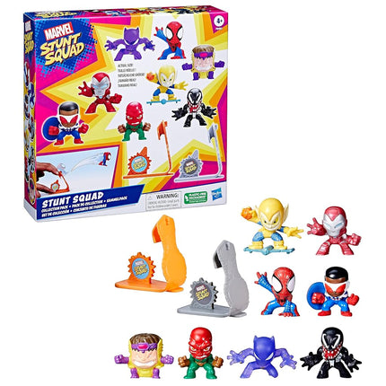 Hasbro MARVEL STUNT SQUAD FIGURES PLAYSET MEGA PK Amazon Exclusive