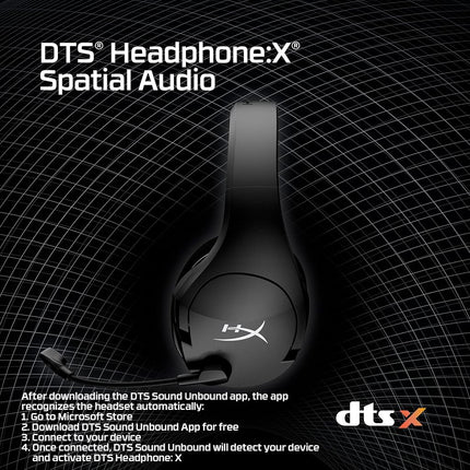 HyperX Cloud Stinger Core Wireless 7.1 PC Headset, Black
