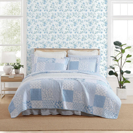 Laura Ashley - Quilt Set, Breathable Premium Beddi