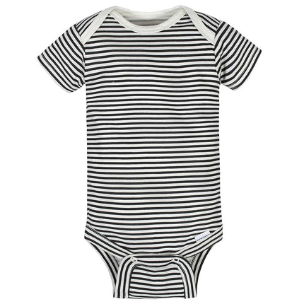 Gerber 8 Pack Baby Boys' Jungle Short Sleeve Onesies® Bodysuits