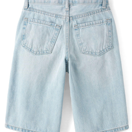 The Children's Place Girls' Denim Midi Shorts, Maddie Wash, 10