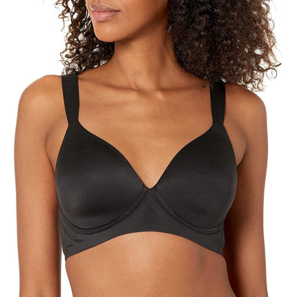 Bali Womens Comfort Revolution Wirefree Bra, Soft Touch Ultimate Wireless Support Bra, Black, 3X-Large
