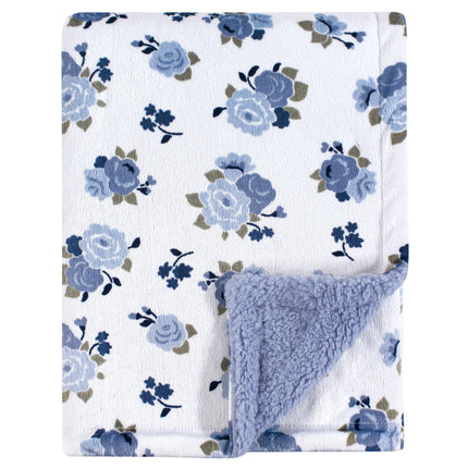 Luvable Friends Mink Blanket with Sherpa Backing, 