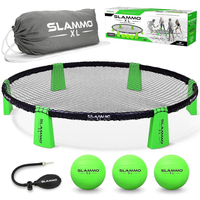 GoSports Slammo XL Game Set Huge 48 Inch Net Great for Beginners, Younger Players or Group Play