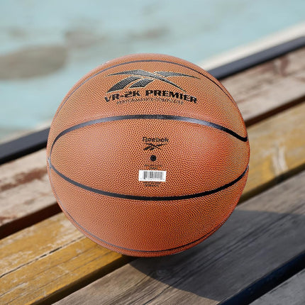 Reebok VR-2K Premier Brown Composite Basketball, Durable for Outdoor Game, (Brown, Size 7)