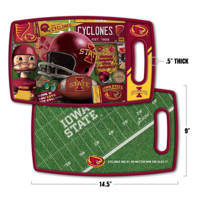 YouTheFan NCAA Iowa State Cyclones Retro Series Cutting Board
