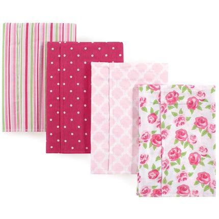 Hudson Baby Unisex Baby Cotton Flannel Burp Cloths