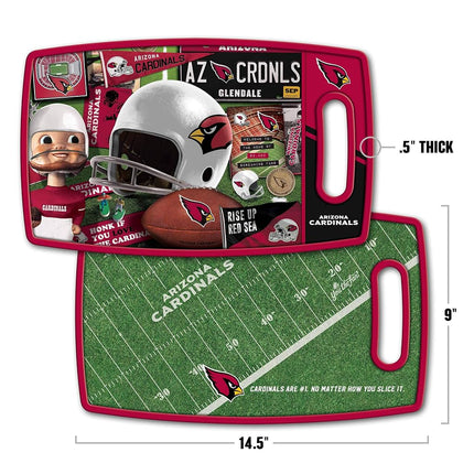 YouTheFan NFL Arizona Cardinals Retro Series Cutting Board