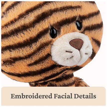 GUND Take-Along Friends, Effe Tiger Plush Stuffed Animal for Ages 1 and Up, Orange/Black, 15"