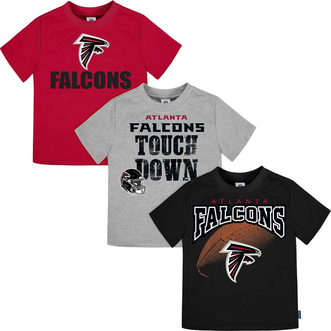 Gerber Unisex Baby NFL 3 Pack Short Sleeve Team Fan Tee Shirt