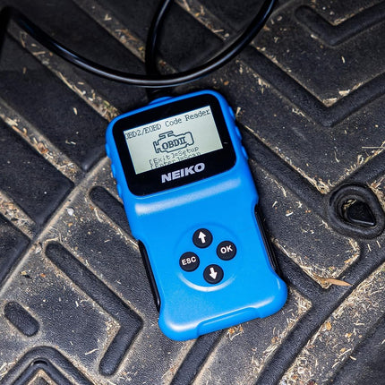 NEIKO 40500A Escáner OBD2 para coche, decodificador de códigos, lector y borrador de luz de motor, diagnóstico automotriz, lectura y borrado de códigos de emisión y avería 9, lector de códigos, herramienta de diagnóstico de escáner OBD2