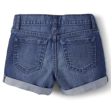 The Children's Place Shortie Filles à Revers (lot de 3), Denim, 12