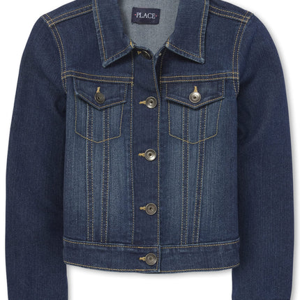 The Children's Place Big Girl's Basic DNM Jacket S