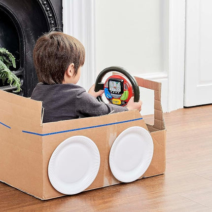 Casdon Sat Nav Steering Wheel | Toy Steering Wheel for Children Aged 3+ | Provides Endless Excitement with Spoken Commands and Motoring Sounds!