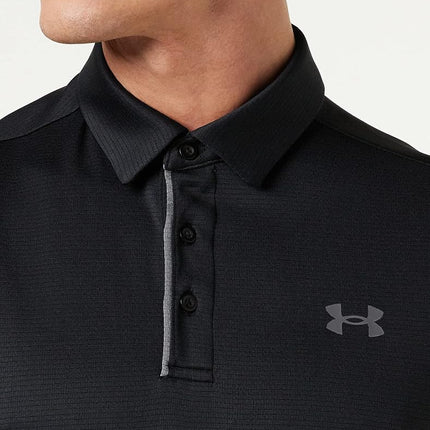 Under Armour Tech Men's Polo Shirt,Black/Graphite,X-Large