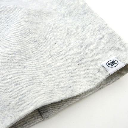 Ensemble combinaison sans manches côtelée et bonnet HonestBaby en coton biologique pour bébés garçons, filles, gris chiné clair, 12 mois, gris chiné clair (lot de 2), 12 mois