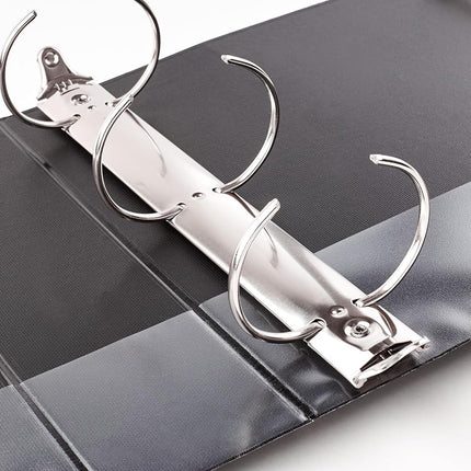 Classeurs Avery Economy View à 3 anneaux, ronds de 7,6 cm, 4 classeurs noirs (03361)