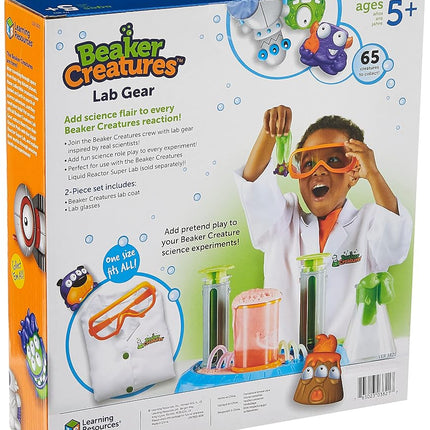 Learning Resources Beaker Creatures Lab Gear, Lab Coat & Glasses