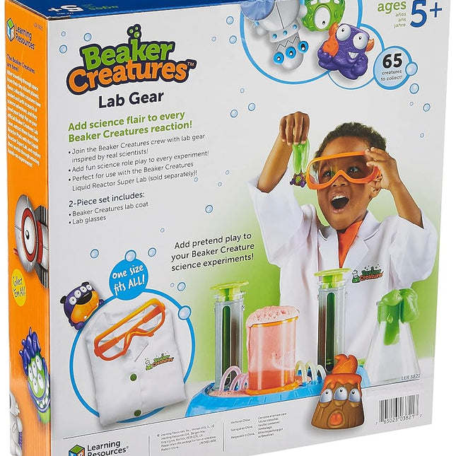 Learning Resources Beaker Creatures Lab Gear, Lab Coat & Glasses