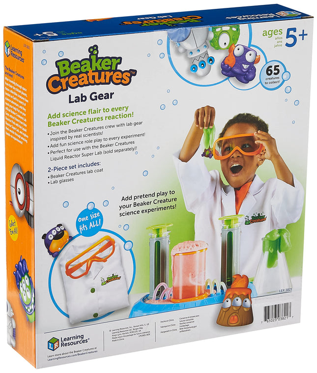 Learning Resources Tenues de laboratoire Beaker Creatures (blouse et lunettes)